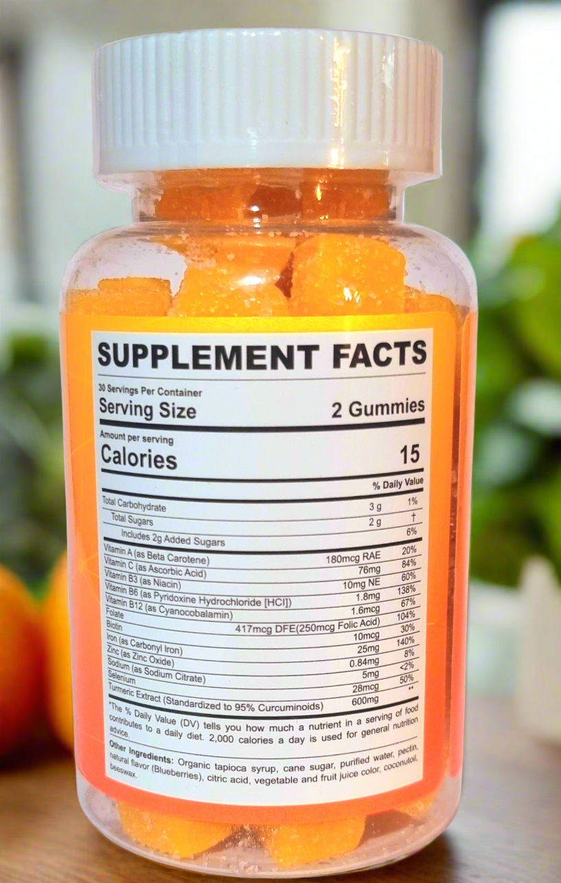 Tumeric + Iron Gummies