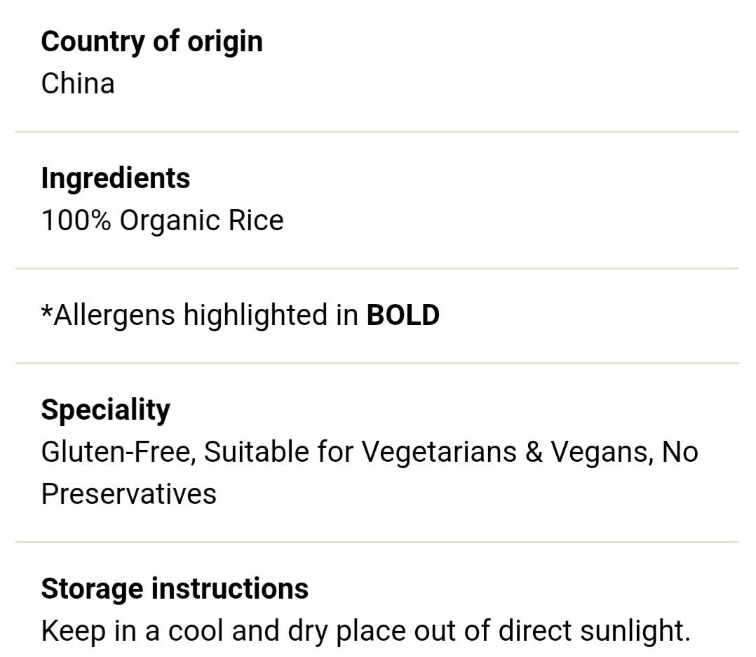 Organic Rice Protein Powder